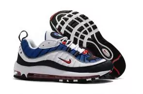 nike air max 98 team model whtie blue